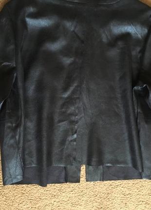 Пиджак короткий легкий  под кожу р.46-48 франция3 фото