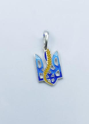 Кулон серебряный "тризуб.жизнь" 2,25 г