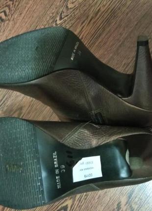 Шкіряні жіночі черевики,кожаные женские ботинки3 фото