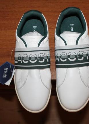 37 lacoste carnaby evo шкіряні напівчеревики, кеди, снікери7 фото