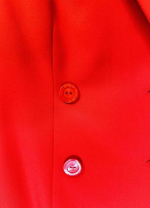 Красное платье-жакет vovk с открытой спиной xs-s4 фото