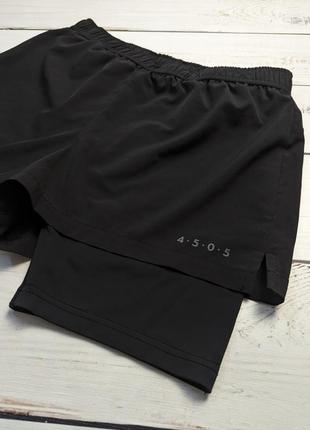 Чоловічі спортивні шорти 2 в 1 asos з компресійним підкладом / компресійні / compression 2 in 14 фото