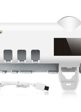 Диспенсер для зубної пасти дозатор автоматичний toothbrush sterilizer/уф-стерилізатор/тримач зубних