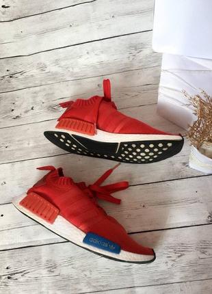 Adidas nmd runner red червоні кросівки демісезонні весна осінь спортивні4 фото