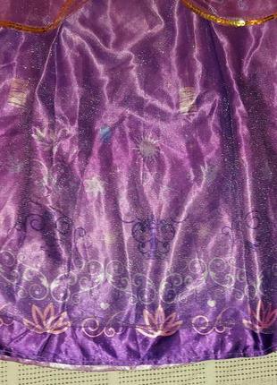 Костюм сукня принцеса рапунцель на 7-8років2 фото