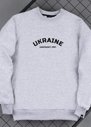 Світшот pbd 001 - ukraine 1991  чорна сірий `gr`