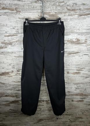 Мужские спортивные штаны nike swoosh dri fit с утяжками винтажные tech fleece modern1 фото