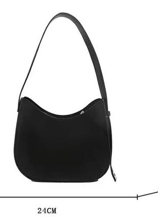 Женская сумка "эльза" черная. сумочка через плечо черного цвета6 фото