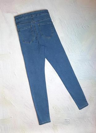💝2+1=4 фирменные зауженные синие джинсы скинни высокая посадка denim co, размер 44 - 466 фото