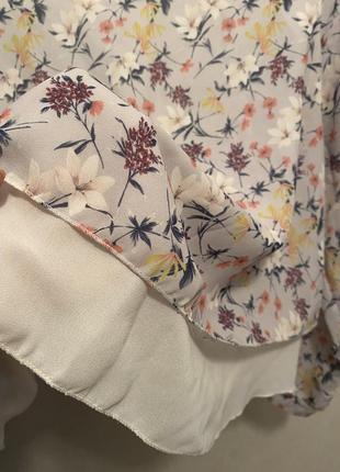 Блузка шифон квітковий принт6 фото