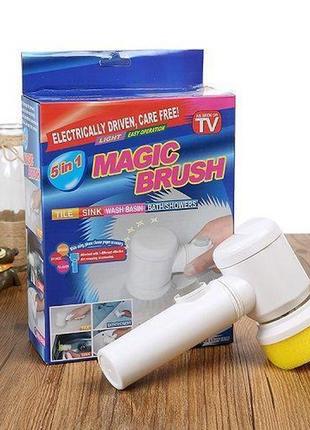 Електрична очисна щітка magic brush 3 в 1 для прибирання та чищення поверхонь