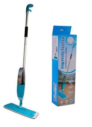 Швабра микрофибра с распылителем для мытья полов healthy spray mop