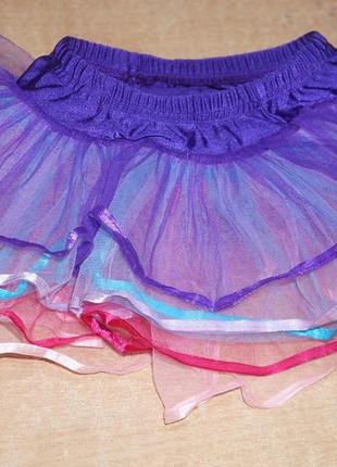 Танцювальна спідниця 2-4 роки танцевальная юбка4 фото