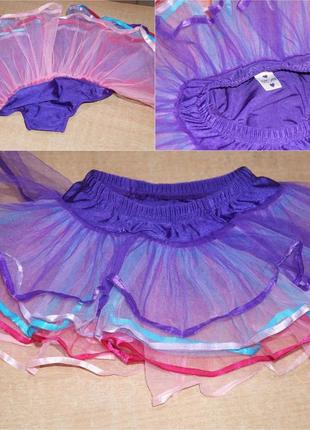 Танцювальна спідниця 2-4 роки танцевальная юбка1 фото