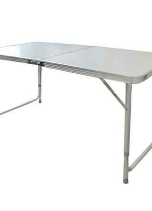 Розкладний стіл — валіза з 4 стільцями folding table для пікніка, риболовлі, дачі, 120х60 см8 фото