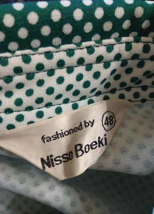Костюм в горошек с юбкой nisso boeki япония винтаж3 фото