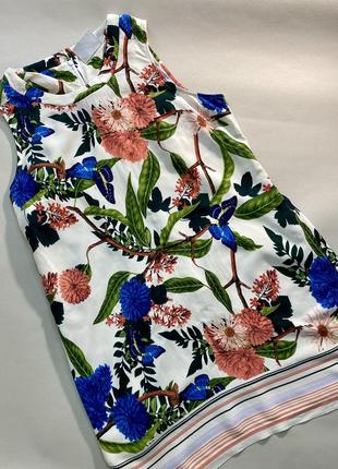 Сукня сарафан квітковий тваринний принт 100% візкоза1 фото