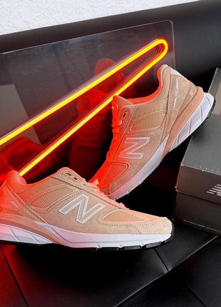 Кроссовки new balance 990 винтажные пудра v5 beige w990pk5 оригинал Бирgeнс1 фото