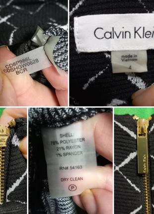 Платье из трикотажного джерси с принтом calvin klein4 фото