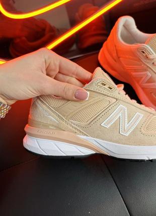 Кроссовки new balance 990 винтажные пудра v5 beige w990pk5 оригинал Бирgeнс6 фото