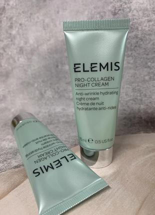 Нічний крем проти зморшок омолоджуючий elemis pro-collagen night cream