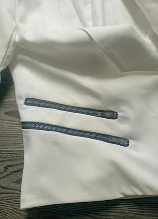 Стильный белый пиджак3 фото
