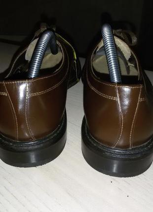 Cebo zlin (чехия)- новые кожаные туфли размер 42-42 1/2 (28,3 см)8 фото