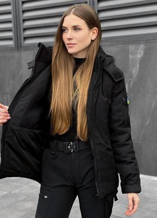 Куртка pbd motive зима жіноча чорний `gr`5 фото