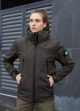 Куртка pbd motive жіноча хакі `gr`