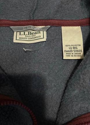 Флисовая кофта l.l. bean fleece zip outdoor туристическая на молнии худи/свитшот/толстовка/балахон2 фото