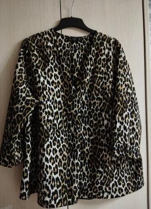 Невероятно красивая леопардовая блуза2 фото
