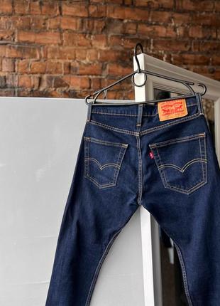 Levi’s 512 men’s blue denim jeans завужені джинси2 фото