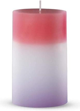 Восковая свеча с настоящим пламенем и встроенной подсветкой rgb свечка меняющая цвет...