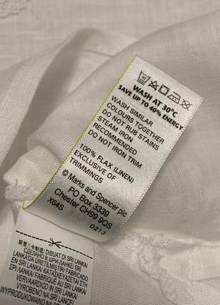 Изысканная блуза с вышивкой marks &amp; spencer размер м/10/38.6 фото