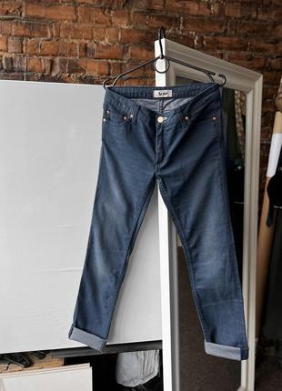 Acne kex thunder women’s luxury blue denim jeans solid style жіночі, преміальні, стрейчеві джинси1 фото