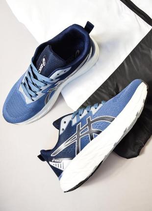 Asics iniesta navy2 фото