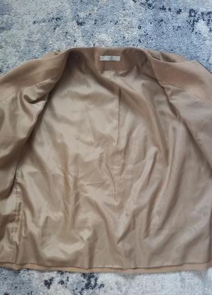 Брендовая замшевая куртка пиджак m&s, 14 размер.3 фото