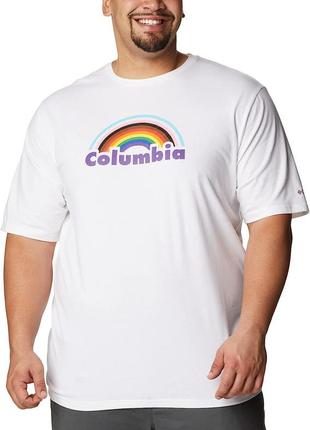 Columbia футболка, оригінал, великий розмір 4xl на високий зріст