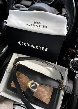 Сумка coach из натуральной кожи1 фото