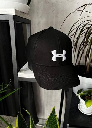 Кепка under armour черная летняя мужская женская бейсболка спортивная (b)2 фото