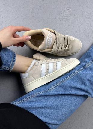 Кросівки adidas campus “light beige / white”6 фото