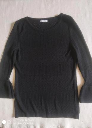 Брендовая стильная кружевная пуловер кофта от stradivarius7 фото