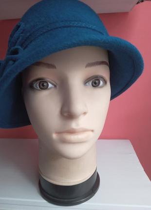 Женская фетровая шляпка1 фото