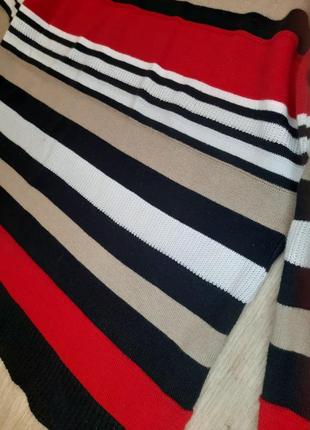 Полосатый яркий легкий лдемпер свитер5 фото