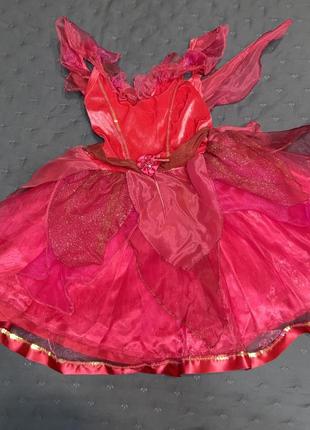 Детское платье розового цвета