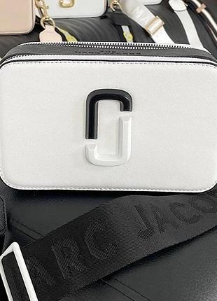 Marc jacobs the snapshot white ying yang 21 х 12.5 х 7 см
