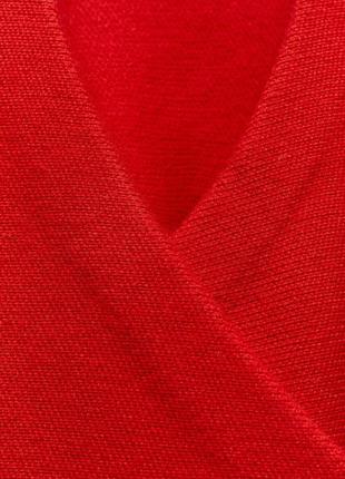Укорочене червоне пальто-кімоно, лімітована серія, zara, (м) дефект.4 фото