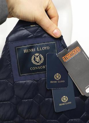 Чоловіча демісезонна куртка henry loyd cconsort jacket с-син оригінал [ l-xl ]8 фото