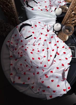 Пижама - тройка с сердечками6 фото
