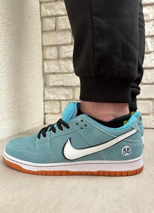 Кроссовки мужские nike sb dunk low club найк данк голубые трендовые n-1003